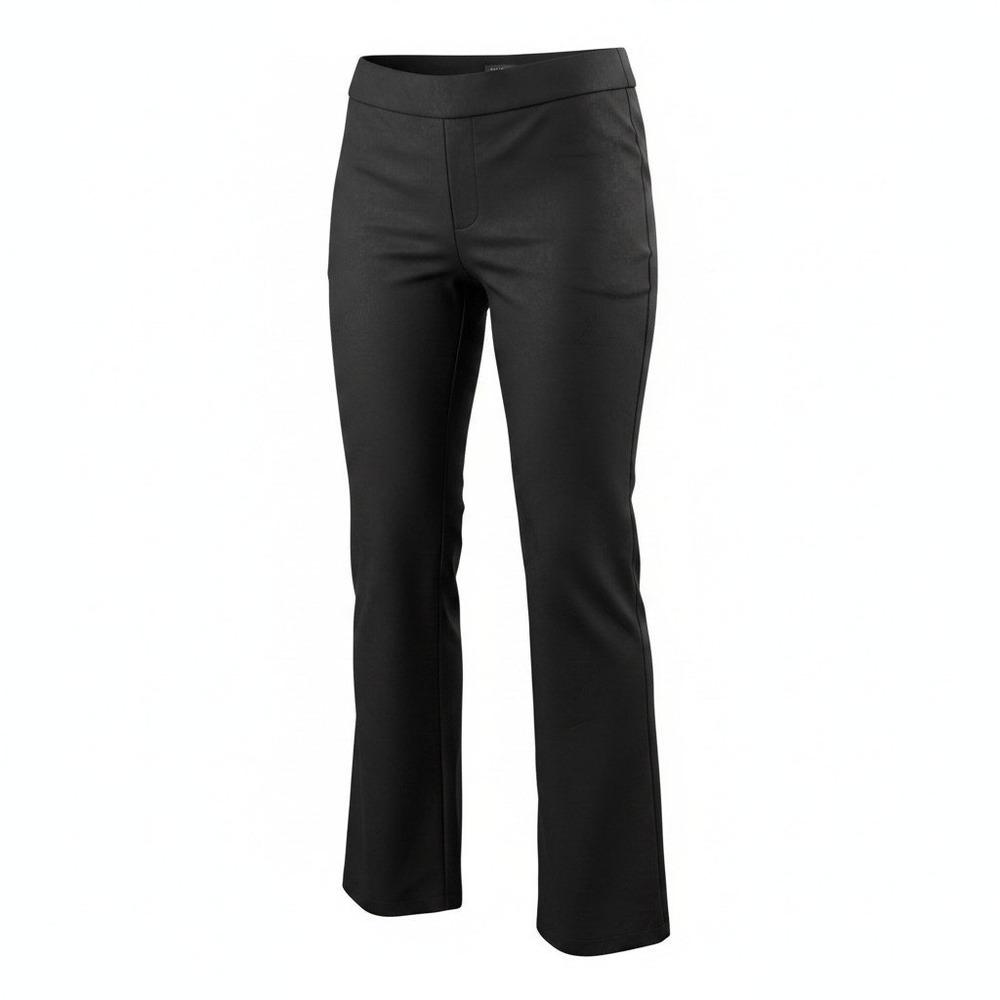 Zac & Rachel Y2K Womens XL Black Pull On Stretch Dress Pants Flare Leg Trousers